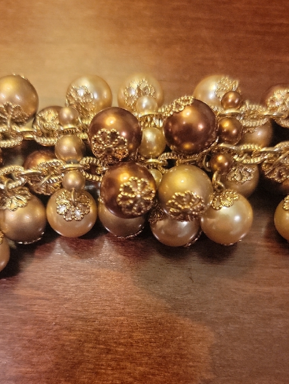 kate spade Gold Multi-Bead Cluster Bracelet - Picture 3 of 6